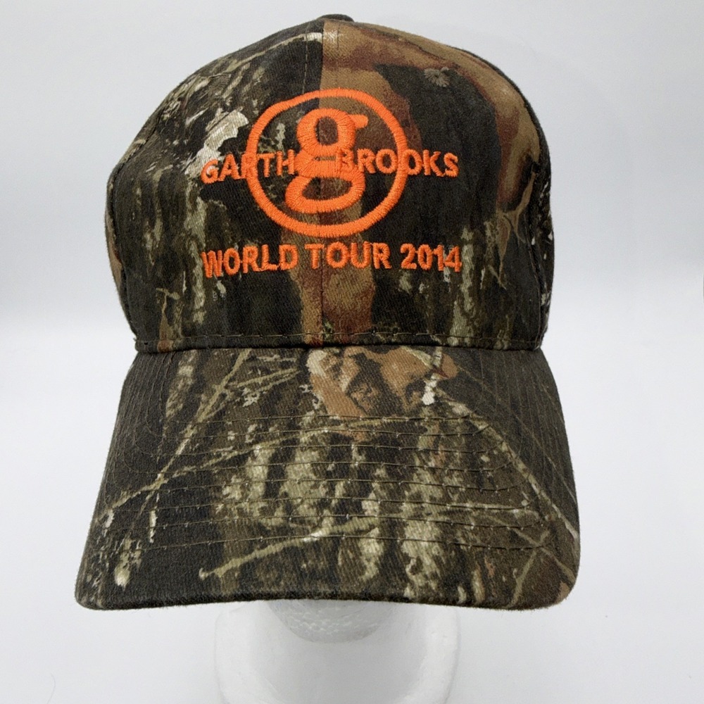 Garth Brooks World Tour‎ Hat, Mossy Oak, Authentic Merch Camouflage Camo OSFM